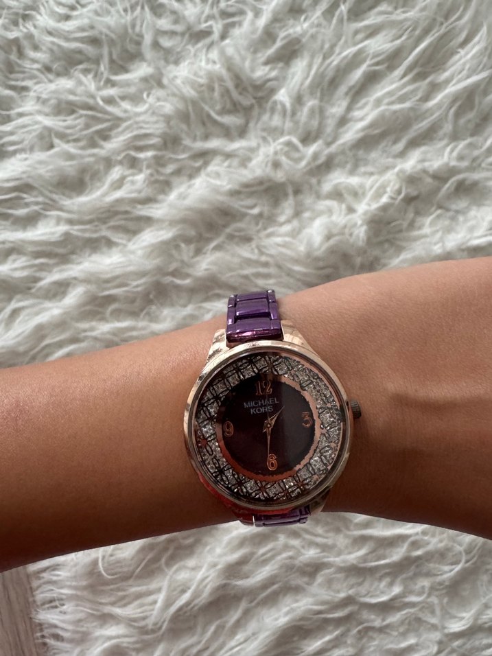 Michael Kors Mor Parlak Kadın Saat - Görsel 3