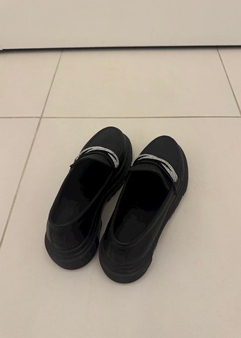 deri siyah loafer - Görsel 3