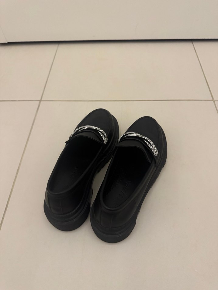 deri siyah loafer - Görsel 3