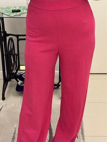 Zara PEMBE PALAZZO PANTOLON