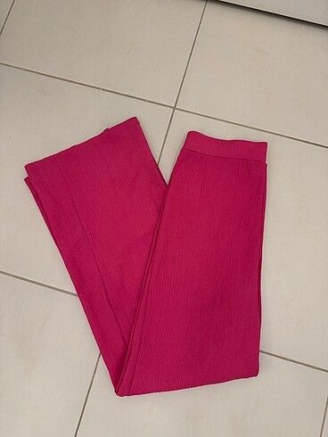 s Beden PEMBE PALAZZO PANTOLON