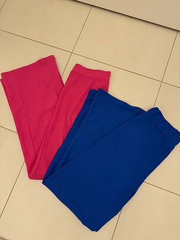 s Beden pembe Renk PEMBE PALAZZO PANTOLON