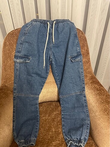Diğer Kot lastikli pantalon