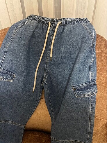 36 Beden Kot lastikli pantalon