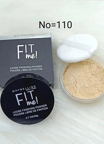 Maybelline fit me transparan pudra 