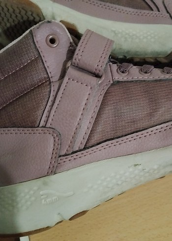 Kız Çocuk Kahverengi - Lila Spor bot Ayakkabı - Görsel 4