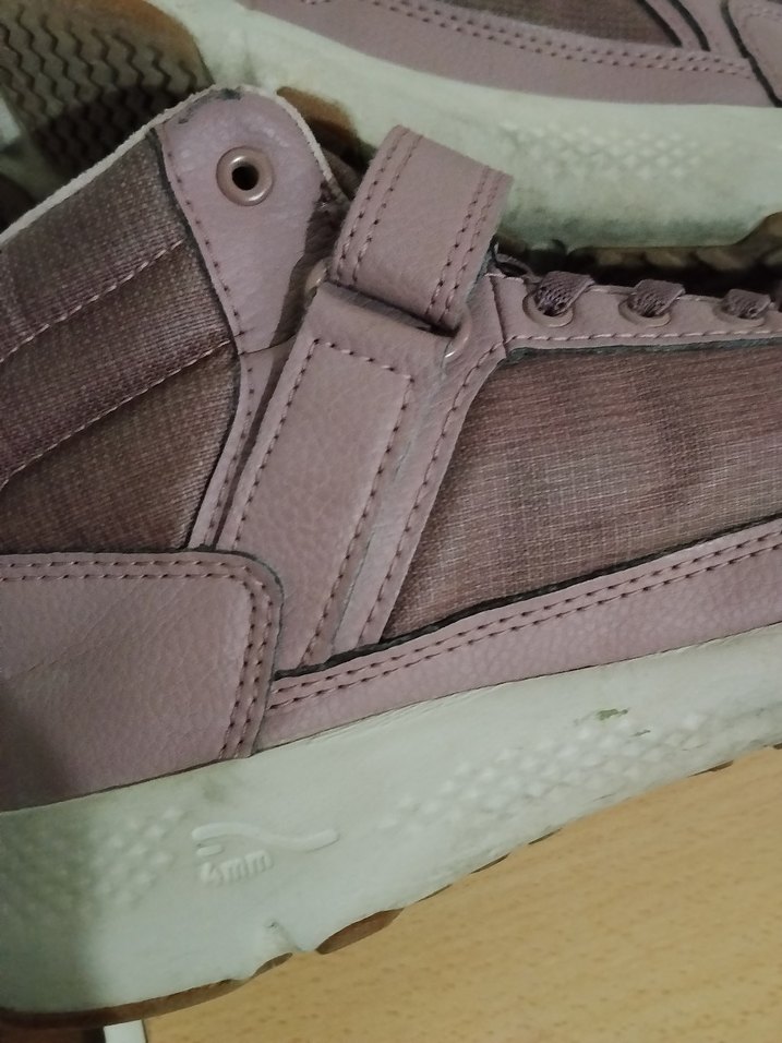 Kız Çocuk Kahverengi - Lila Spor bot Ayakkabı - Görsel 4