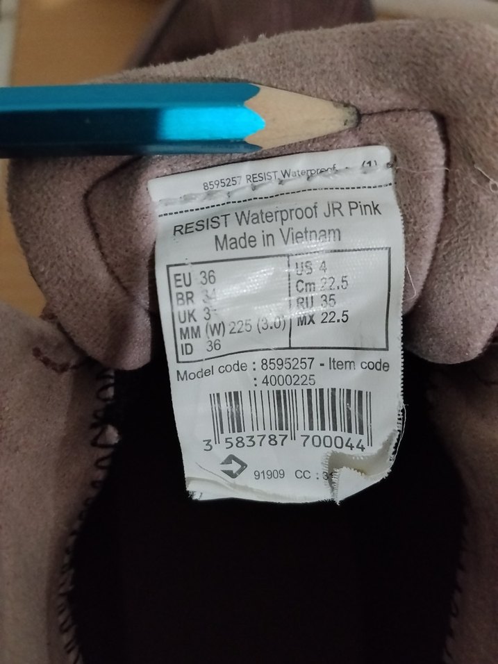 Kız Çocuk Kahverengi - Lila Spor bot Ayakkabı - Görsel 5