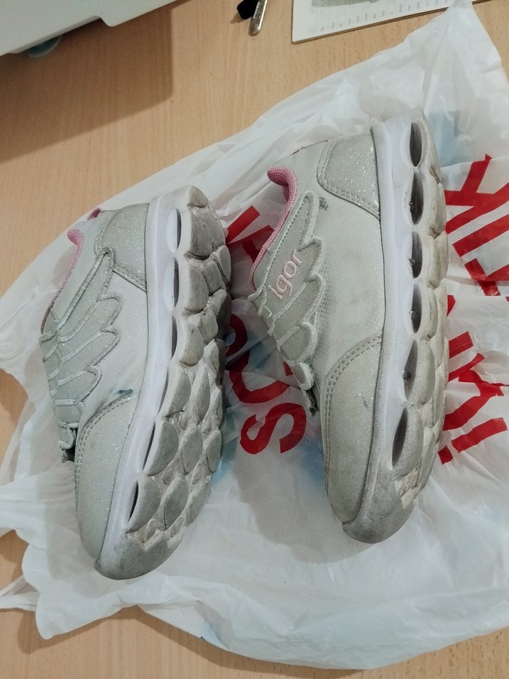 Kız Çocuk Beyaz Spor Ayakkabı Fırfırlı - Görsel 2