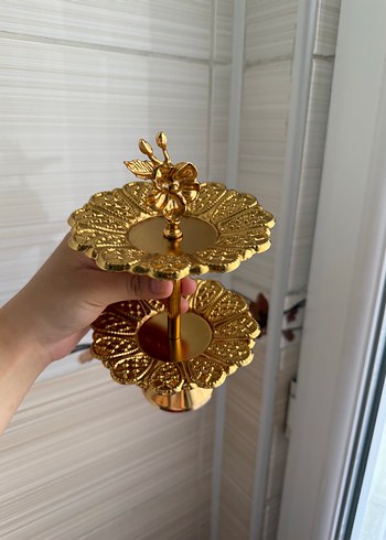 Metal gold sunumluk