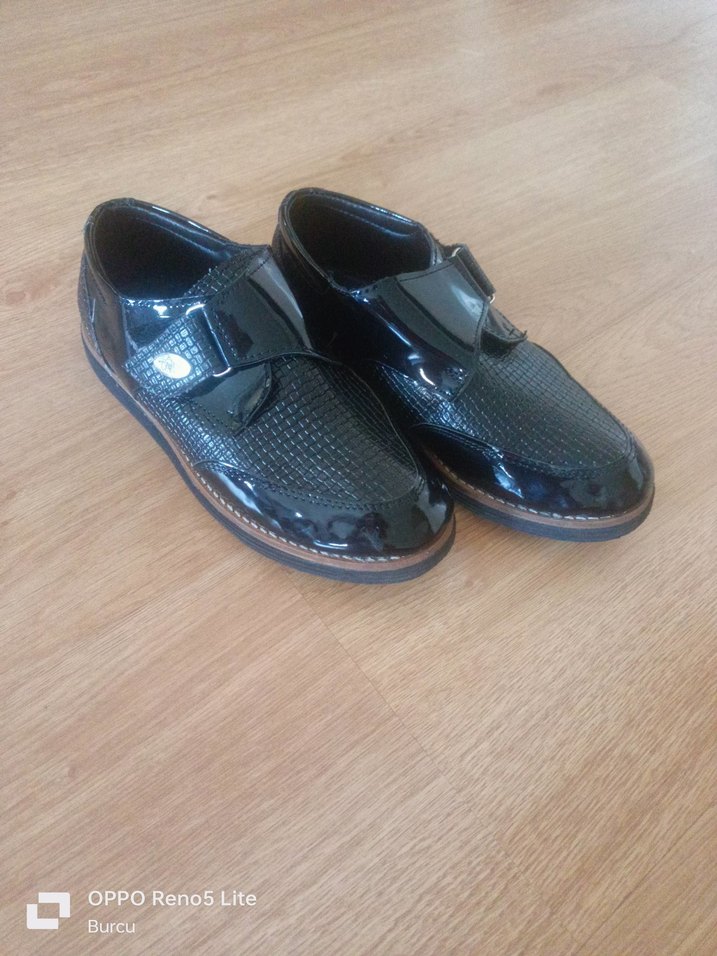 Diger Erkek Çocuk Parlak Siyah Klasik Ayakkabı - Görsel 2