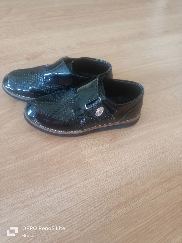 Diger Erkek Çocuk Parlak Siyah Klasik Ayakkabı - Görsel 3