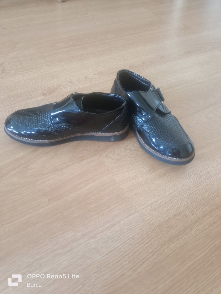 Diger Erkek Çocuk Parlak Siyah Klasik Ayakkabı - Görsel 4