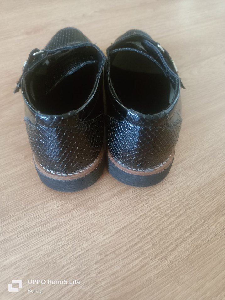 Diger Erkek Çocuk Parlak Siyah Klasik Ayakkabı - Görsel 5