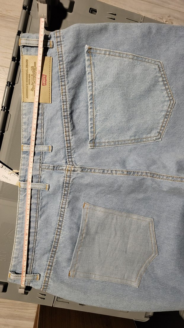 Levi's Gri Midi Boy Bol Kesim Kot - Görsel 4