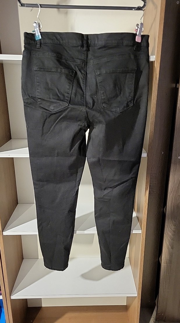 Siyah erkek Skinny Jean - Görsel 4