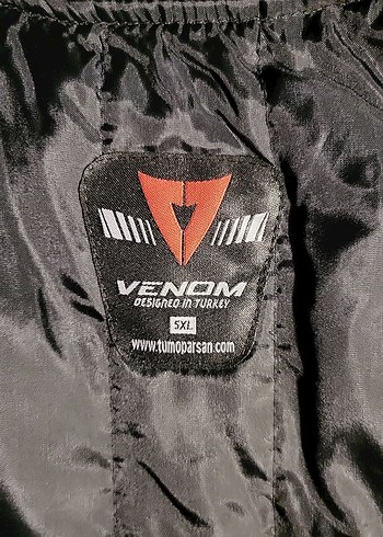 Gri motosiklet montu Venom - Görsel 7