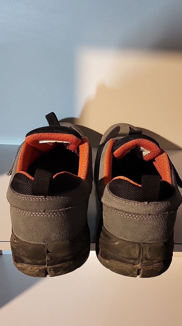 Demir burunlu Gri Erkek iş ayakkabısı Velcro Bantlı YDS - Görsel 3