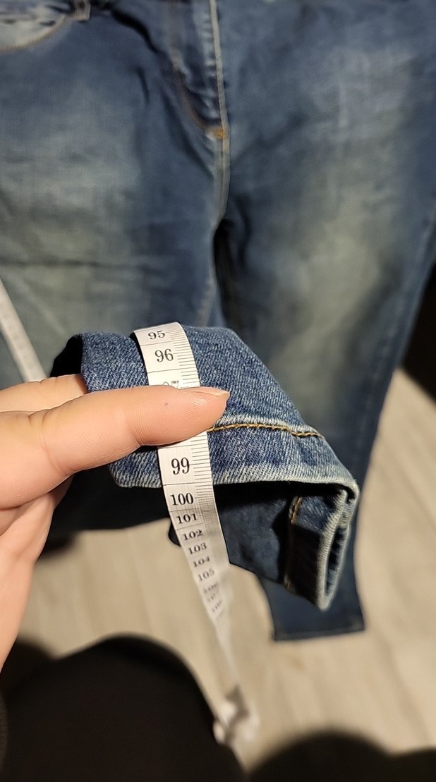 Açık mavi likralı jean - Görsel 3