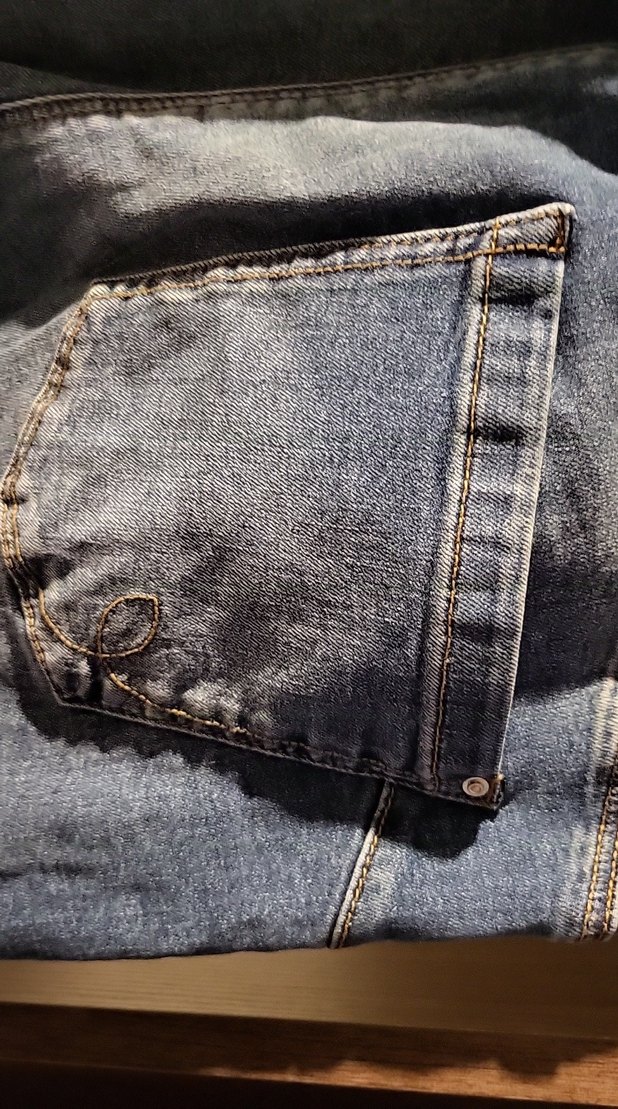 Açık mavi likralı jean - Görsel 5