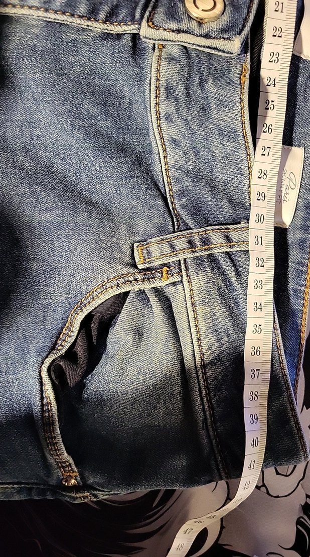 Açık mavi likralı jean - Görsel 2