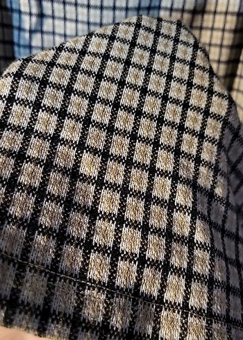 Kahverengi Kareli jile - Görsel 3