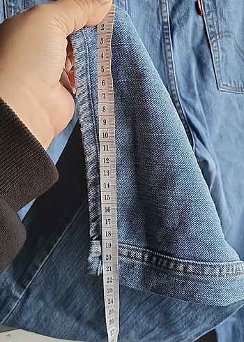LEVI'S DENIM KOT PANTOLON LİKRASIZ ORJINAL - Görsel 9