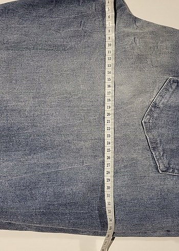 BUZ MAVİ DÜĞMESİZ FULL LİKRALI YÜKSEK BEL JEAN %98 PAMUK - Görsel 5