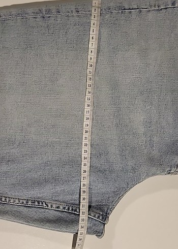 PRİMARK DENİM 48 BEDEN BUZ MAVİSİ İSPANYOL PAÇA - Görsel 3