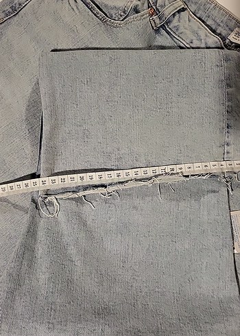 PRİMARK DENİM 48 BEDEN BUZ MAVİSİ İSPANYOL PAÇA - Görsel 7