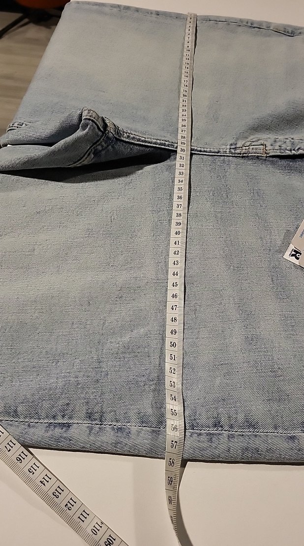 PRİMARK DENİM 48 BEDEN BUZ MAVİSİ İSPANYOL PAÇA - Görsel 5