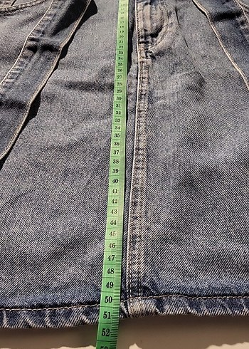 DENİM KEMERLİ 4 CEPLİ KOT ETEK 44 BEDEN - Görsel 9