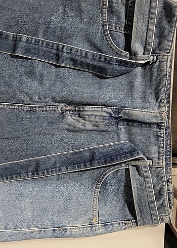 DENİM KEMERLİ 4 CEPLİ KOT ETEK 44 BEDEN - Görsel 2