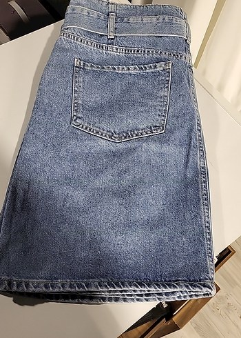 DENİM KEMERLİ 4 CEPLİ KOT ETEK 44 BEDEN - Görsel 13