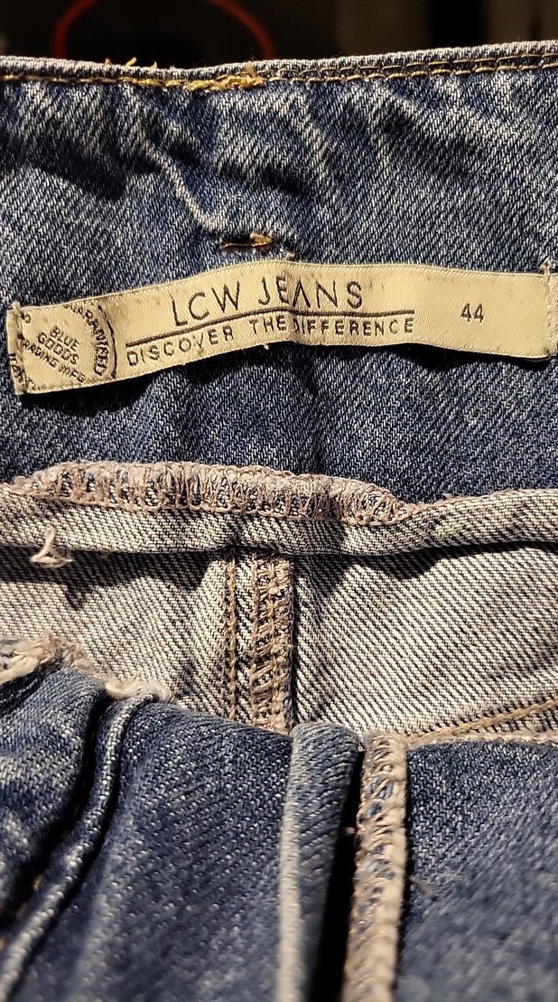 DENİM KEMERLİ 4 CEPLİ KOT ETEK 44 BEDEN - Görsel 3