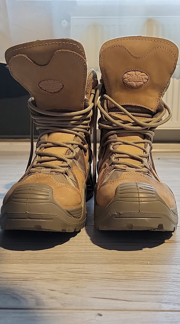 AÇIK YEŞİL - BEJ ASKERİ BOT SU GEÇİRMEZ 43 NUMARA - Görsel 4