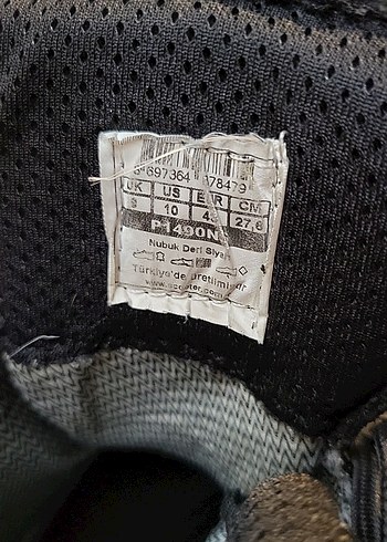 SİYAH SU GEÇİRMEZ ASKERİ BOT 43 NUMARA - Görsel 2