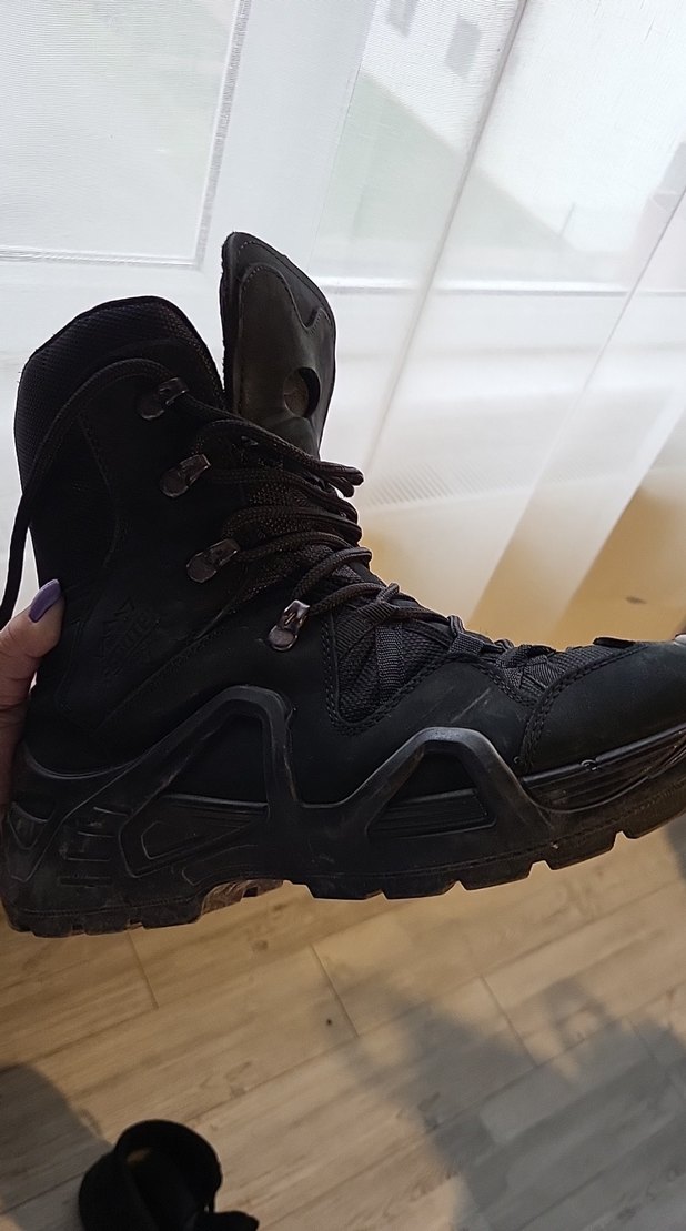 SİYAH SU GEÇİRMEZ ASKERİ BOT 43 NUMARA - Görsel 5