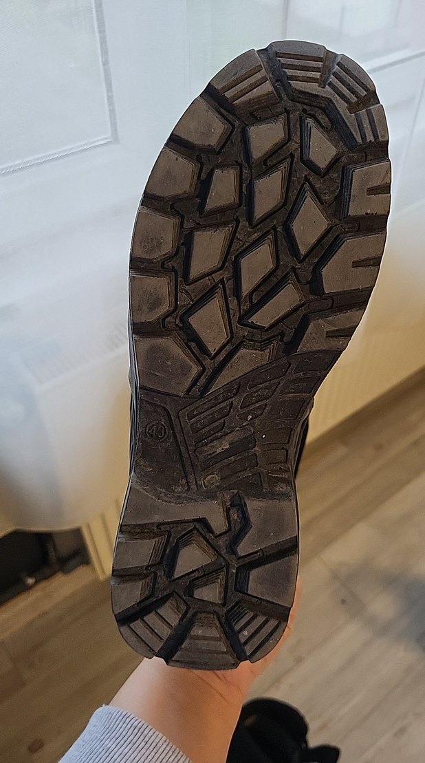 SİYAH SU GEÇİRMEZ ASKERİ BOT 43 NUMARA - Görsel 4