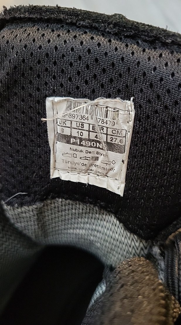 SİYAH SU GEÇİRMEZ ASKERİ BOT 43 NUMARA - Görsel 2