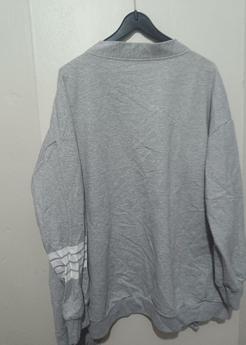 Gri Kadın Salaş Midi Hırka - Görsel 2