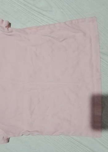 Kız Çocuk Pembe Pamuklu Baskılı Tişört - Görsel 2
