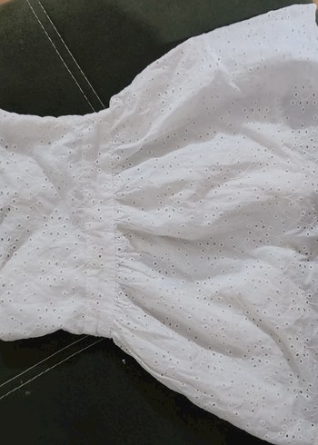 Kız çocukları için pamuklu, kısa kollu, bisiklet yaka - Görsel 2