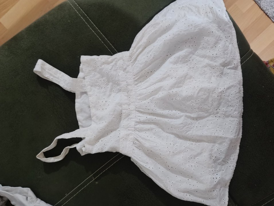 Kız çocukları için pamuklu, kısa kollu, bisiklet yaka - Görsel 4