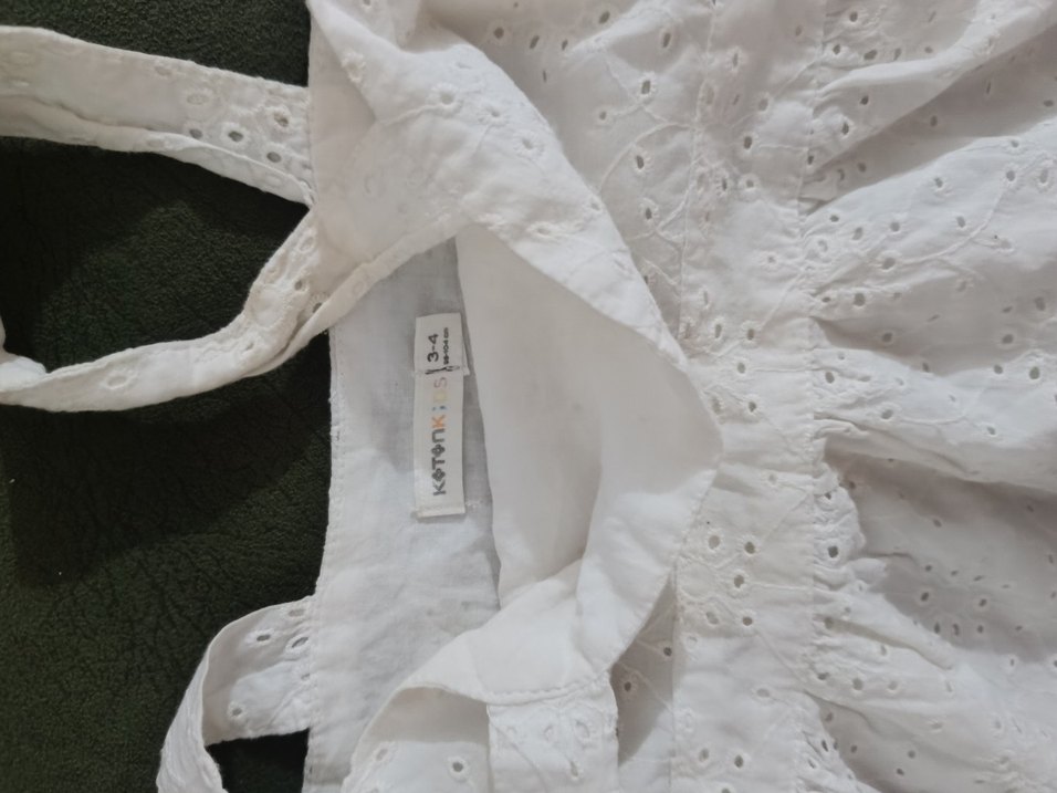 Kız çocukları için pamuklu, kısa kollu, bisiklet yaka - Görsel 3