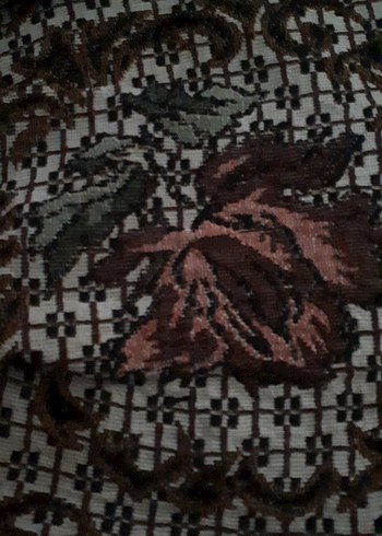 Kahverengi Desenli 2 adet örtü - Görsel 4