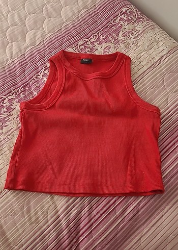 Trendyol & Milla Kırmızı Kolsuz Crop Top