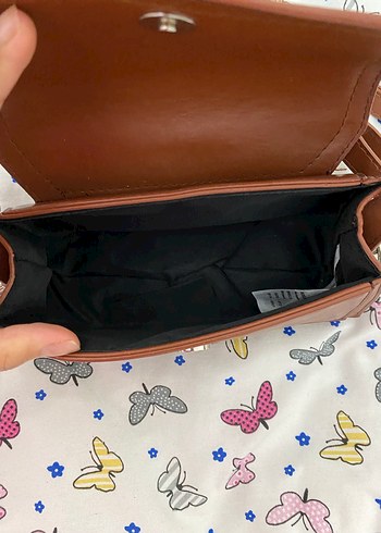 Kahverengi Deri Kadın Omuz Çantası - Görsel 4