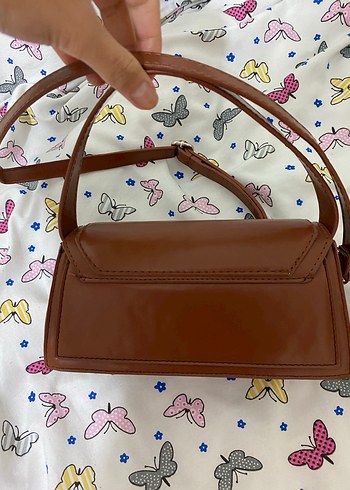 Kahverengi Deri Kadın Omuz Çantası - Görsel 3