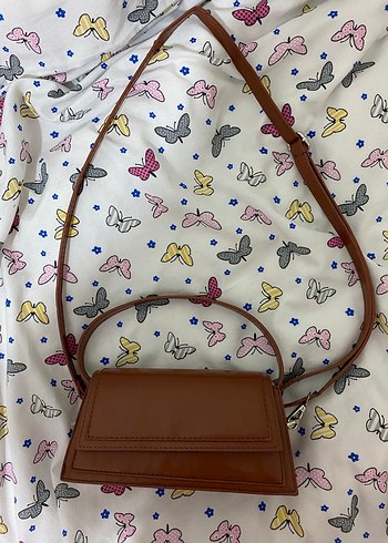 Kahverengi Deri Kadın Omuz Çantası - Görsel 5